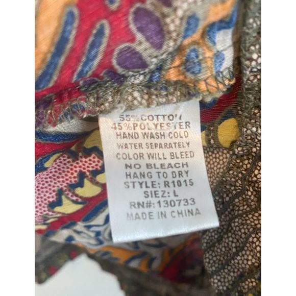 Umgee Women's Top Long Sleeve Cold Shoulder L - Picture 6 of 6